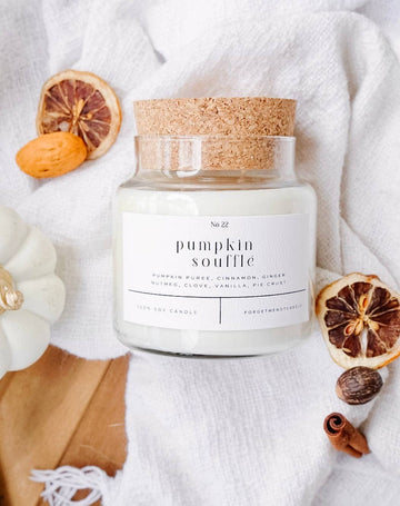 Pumpkin Soufflé 22 oz Glass Candle