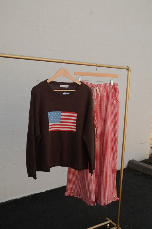 Americana Ruffle Pants