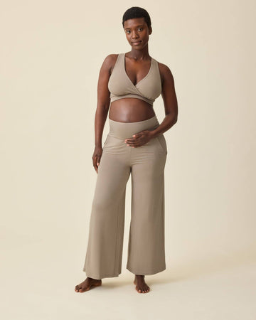 Summer Color: Bamboo Wide Leg Maternity/Postpartum Pant