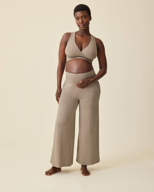 Summer Color: Bamboo Wide Leg Maternity/Postpartum Pant