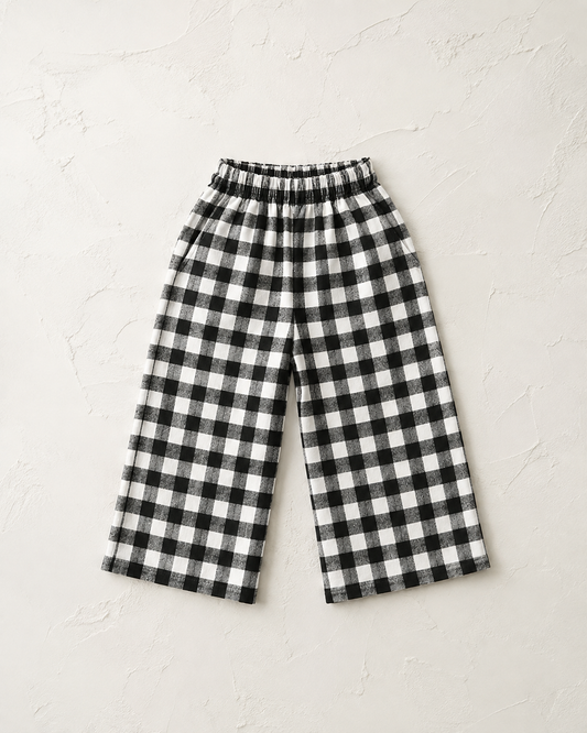 MATCHA Black Gingham Pants