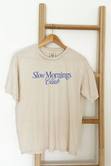 SLOW MORNINGS CLUB TEE