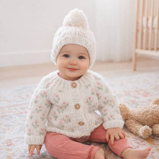 Floral Knit Sweater