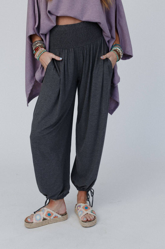 Amy Smocked Pant - Three Birds Nest