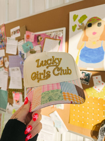 Lucky girls club trucker hat