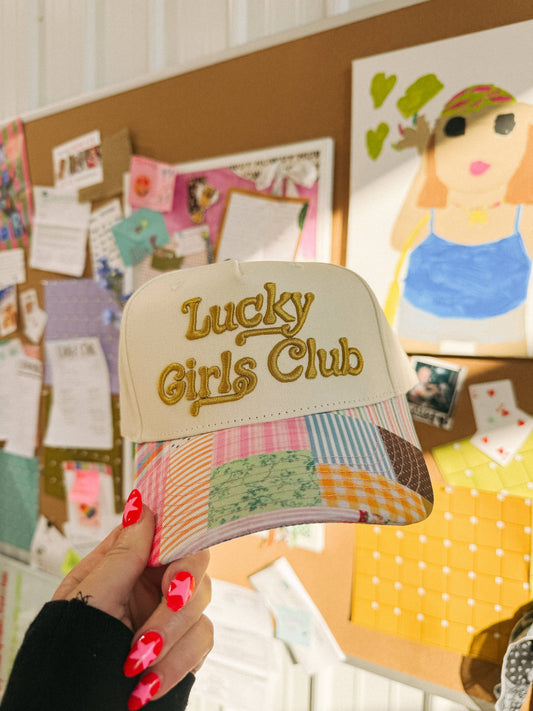 Lucky girls club trucker hat