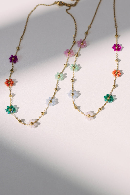 Flower Child Beaded Necklace