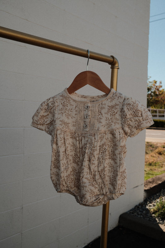 Short Sleeve Romper Set