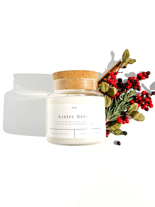 Winter Berry 22 oz Glass 22 oz Candle