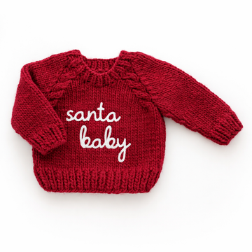 Santa Baby Sweater Crimson for Baby & Toddler