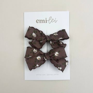 Pigtail Bow Clips