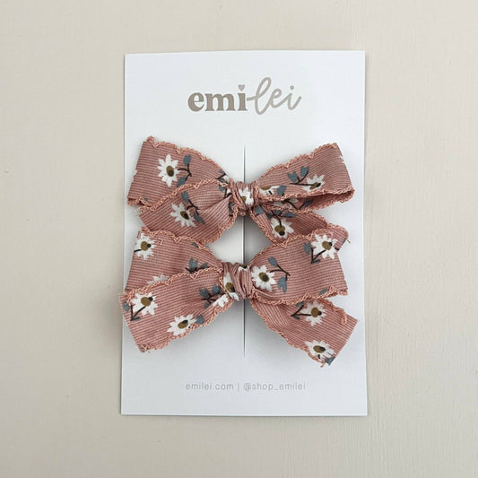 Pigtail Bow Clips