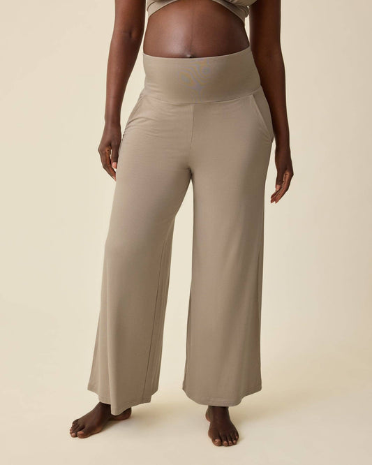 Summer Color: Bamboo Wide Leg Maternity/Postpartum Pant