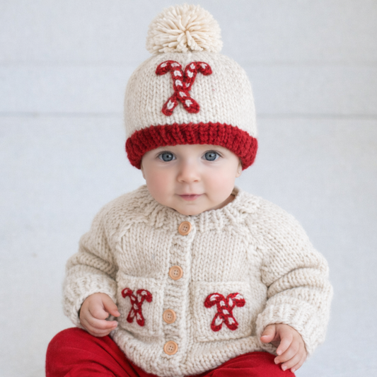 Candy Cane Cardigan Sweater  Baby & Toddler