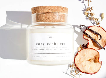 Cozy Cashmere 22 oz Glass Candle